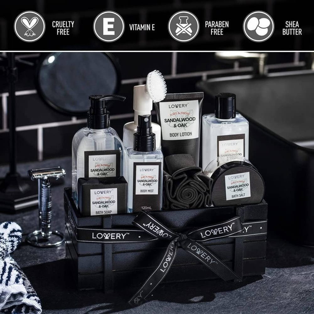 Spa Kit for Men - Sandalwood and Oak Bath